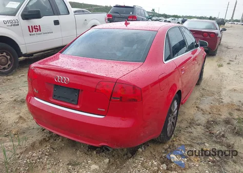 2008 Audi A4 2.0T/2.0T Special Edition из США, поврежденный, VIN WAUDF78E28A164524